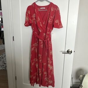 The Tressa Embroidered Detail Midi Dress - Piper & Scoot - New With Tags